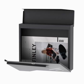 Skrzynka na listy pocztowa na gazety, ulotk DUŻA WRZUTNIA